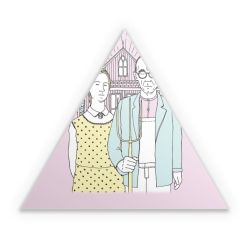 Sticker triangle