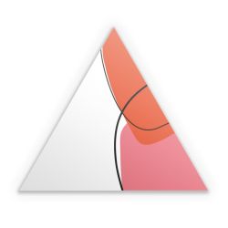 Sticker triangle