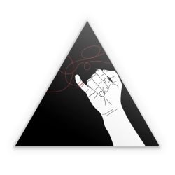 Sticker triangle