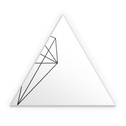 Sticker triangle