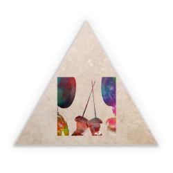 Sticker triangle