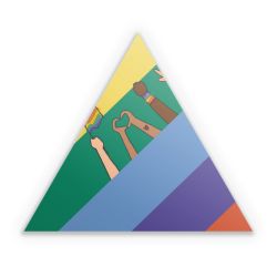 Sticker triangle