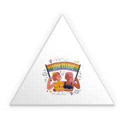 Sticker triangle