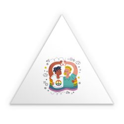 Sticker triangle