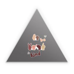 Sticker triangle