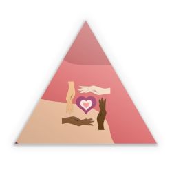 Sticker triangle