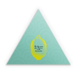 Sticker triangle