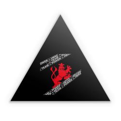 Sticker Dreieck Einzelsticker