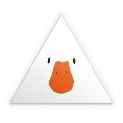 Sticker Dreieck Einzelsticker