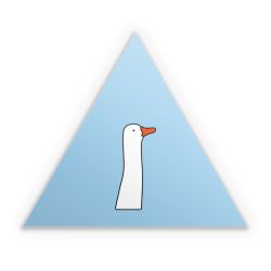 Sticker Dreieck Einzelsticker