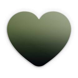 Sticker Herz Einzelsticker