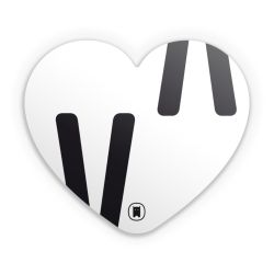 Sticker Herz Einzelsticker