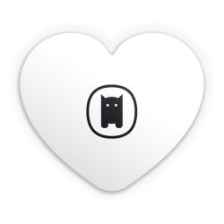 Sticker Herz Einzelsticker