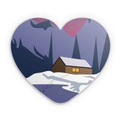 Sticker Herz Einzelsticker