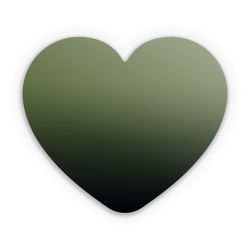 Sticker Herz Einzelsticker