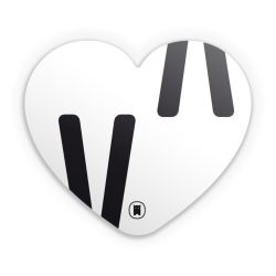 Sticker Herz Einzelsticker