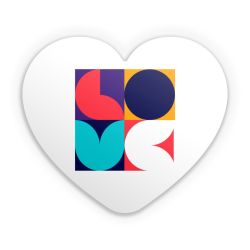 Sticker heart