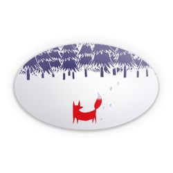 Sticker oval