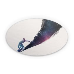 Sticker oval