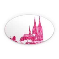 Sticker Oval Einzelsticker