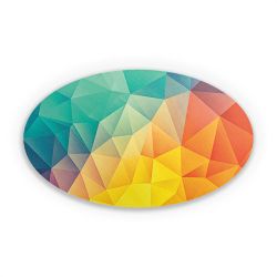 Sticker Oval Einzelsticker