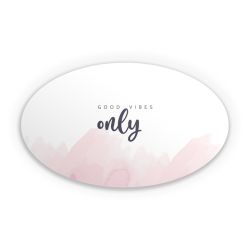 Sticker oval