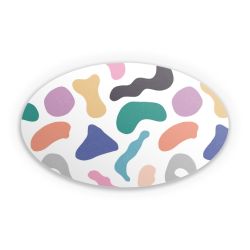 Sticker oval