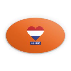 Sticker Oval Einzelsticker