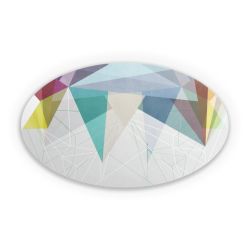 Sticker oval