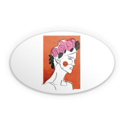 Sticker Oval Einzelsticker