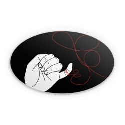 Sticker Oval Einzelsticker