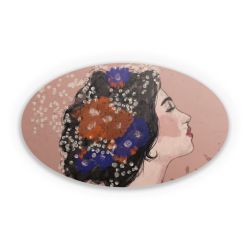 Sticker oval