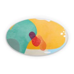 Sticker Oval Einzelsticker