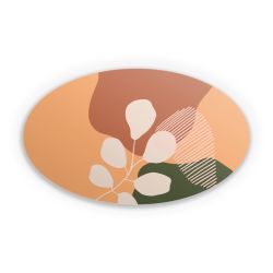 Sticker oval