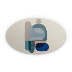 Sticker oval