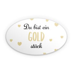 Sticker Oval Einzelsticker