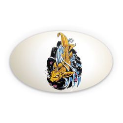 Sticker Oval Einzelsticker