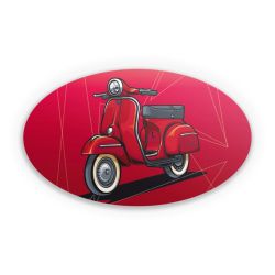 Sticker Oval Einzelsticker