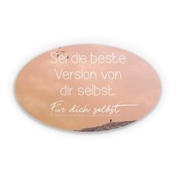 Sticker Oval Einzelsticker