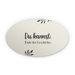 Sticker Oval Einzelsticker