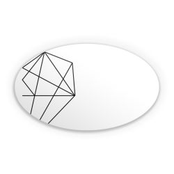 Sticker Oval Einzelsticker