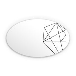 Sticker Oval Einzelsticker