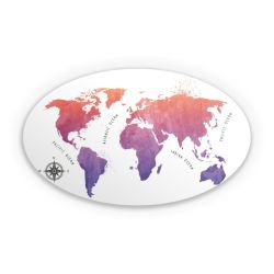 Sticker Oval Einzelsticker