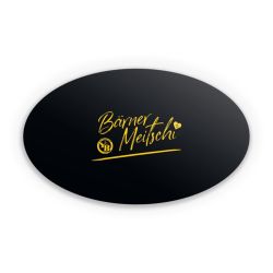 Sticker oval