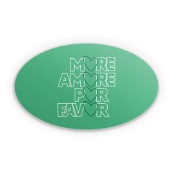 Sticker Oval Einzelsticker