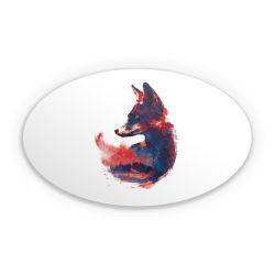 Sticker Oval Einzelsticker