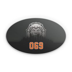 Sticker Oval Einzelsticker