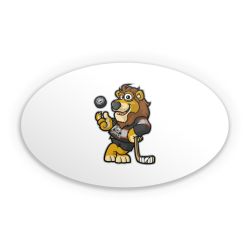 Sticker Oval Einzelsticker