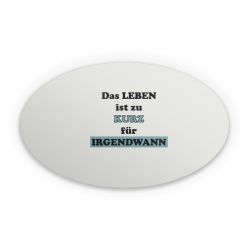 Sticker Oval Einzelsticker