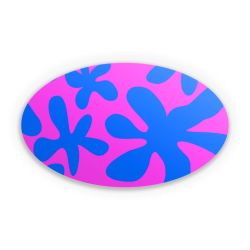 Sticker oval